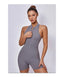 Sleek Zip-Front Pilates Catsuit